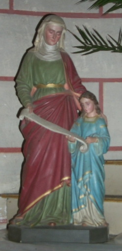 Statue : Education de la Vierge