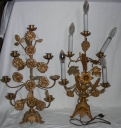 Paire 2 de Chandeliers d'église