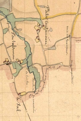 Croix de chemin dite croix aux quêteurs, près de la Coutancière (Saint-Gonlay)
