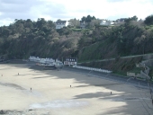 Front de mer : plage ou grève des Godelins (Etables-sur-Mer fusionnée en Binic-Etables-sur-Mer en 2016)
