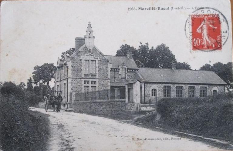 Les bâtiments publics sur la commune de Marcillé-Raoul
