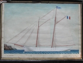 Tableau de la goélette "Amélie"
