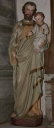Statue : Saint Joseph et l'Enfant