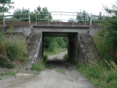 Pont de chemin de fer, près du Port de Roche (Langon)