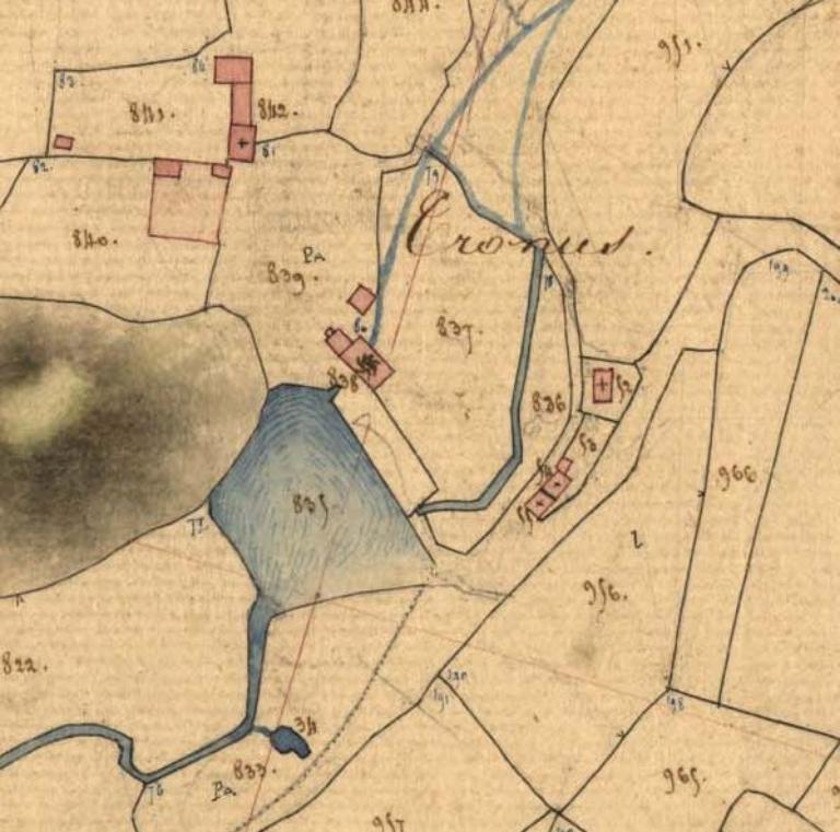 Les moulins sur la commune de Plounévez-Lochrist