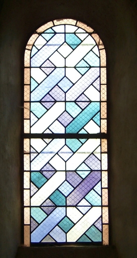 Ensemble des 6 verrières géométriques des baies 1 à 6