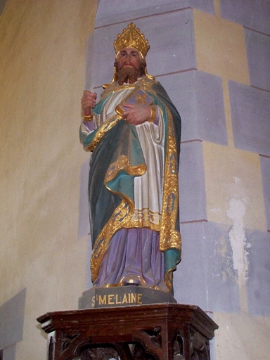 Statue : saint Melaine