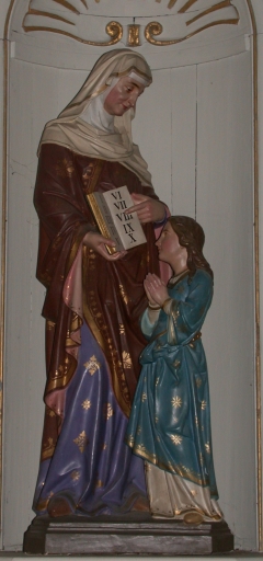 Statue : Education de la Vierge