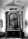 Retable latéral nord, autel, tabernacle