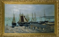 Tableau : Cancale, le chantier naval