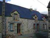 Alignement de maisons, les Haies (Saint-Pierre-de-Plesguen fusionnée en Mesnil-Roc'h en 2019)