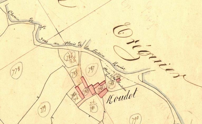 Fontaine de dévotion, chemin de la fontaine Houdot (Tréguier)