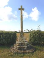 Croix monumentale dite Ar Groaz Ru (Cléden-Cap-Sizun)