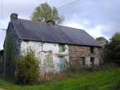Alignement de maisons, Catféon (Renac)