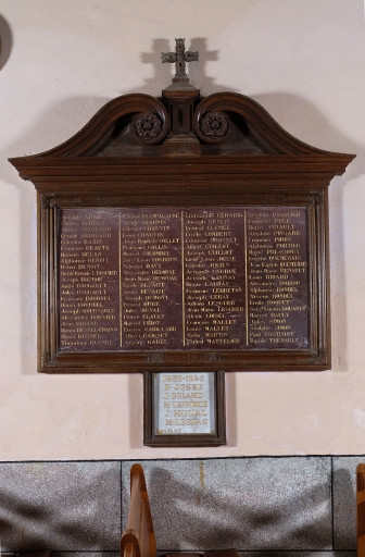 Tableau commémoratif des morts