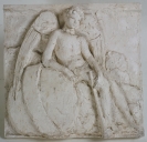 Haut-relief : Ange assis