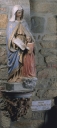 Statue, socle (petite nature) : Education de la Vierge