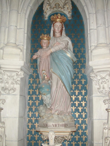 Statue sur culot : Vierge, dite Notre-Dame des Victoires