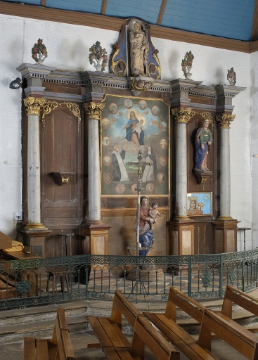 Retable du bras sud dit du Rosaire