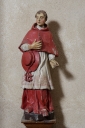 Statuette sur socle : Saint Charles Borromée