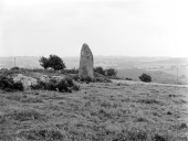 Menhir, Kergornec (Saint-Gilles-Pligeaux)