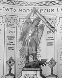 Statue (petite nature) : Saint Michel, église paroissiale Saint-Etienne (Val-d'Izé)