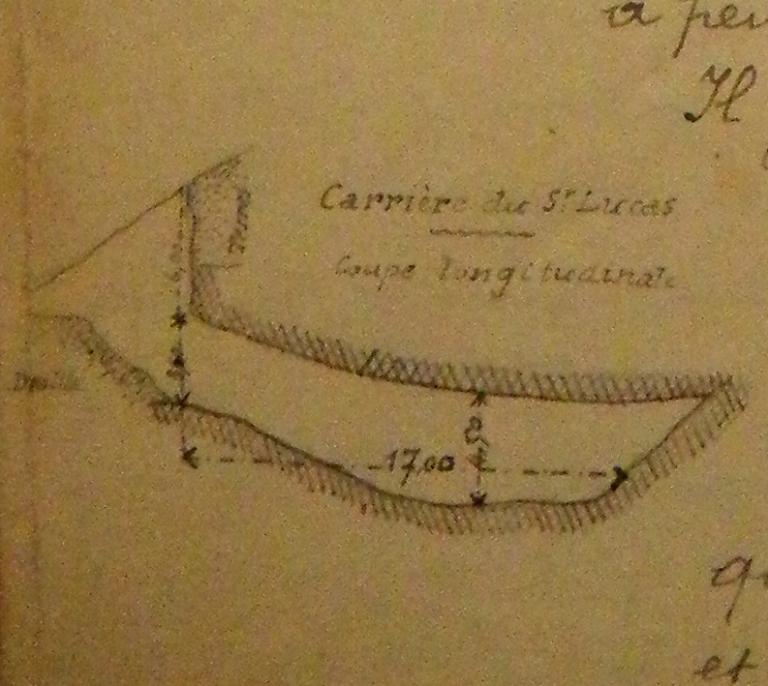 Une des ardoisières de Notheret, exploitée par M. Lucas en 1894.