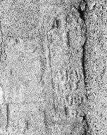 Dalle funéraire de Charles K[er]iven ?, église paroissiale Saint-Hervé (Lanhouarneau)