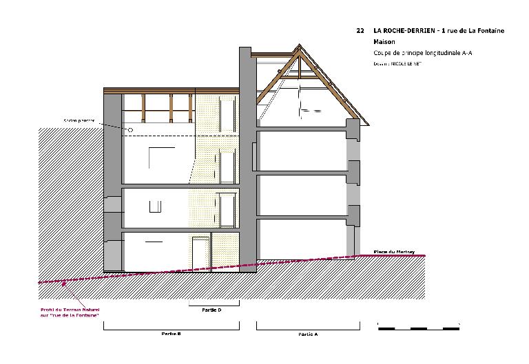 Maison de marchand, 1 rue de la fontaine (La Roche-Derrien fusionnée en La Roche-Jaudy en 2019)