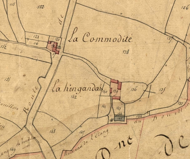 Manoir de la Hingandais et ancien hôpital dit hôpital Giblaine, puis maison de retraite, actuellement maison, la Hingandais (Créhen)