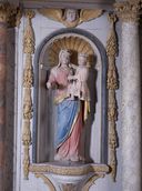 Statue : Vierge à l'Enfant, chapelle de pèlerinage Notre-Dame de Quempé (Saint-Congard)