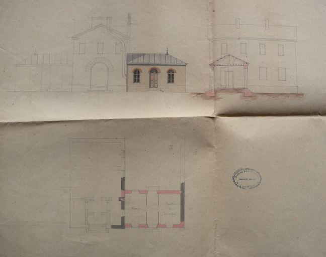 Maison : ancien bâtiment des Ponts-et-Chaussées, la Corderie (île de Bréhat)