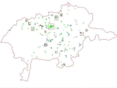 Agglomérations : le bourg et les villages sur la commune de Dingé
