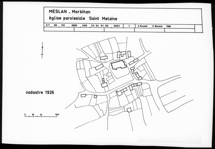 Eglise paroissiale Saint-Mélaine (Meslan)