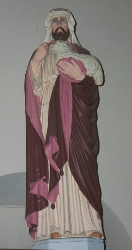 Statue (petite nature) : saint Jean-Baptiste (?)