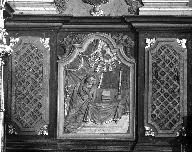 Ensemble de deux bas-relief : Annonciation, église paroissiale Sainte-Édiltrude (Tréflez)