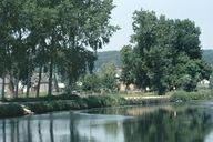 Canal de Nantes à Brest, embarcadère, Moulin de Bellée (Saint-Congard)
