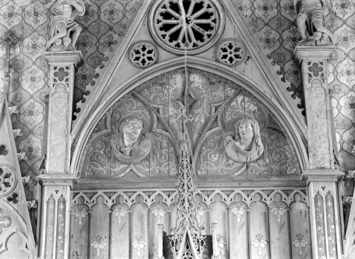 Paire de bustes : Le Christ et la Vierge