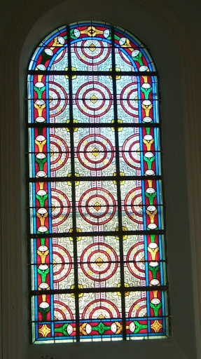 Ensemble de 8 verrières décoratives des baies 1 à 8
