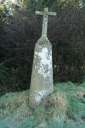 Croix de chemin dite Croix de Pulviny, Quinoualc'h (Berrien)