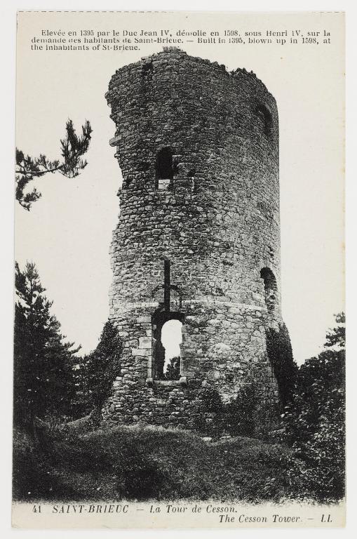 Tour de Cesson, Domaine de la Tour de Cesson, rue de la Tour (Saint-Brieuc)