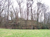 Les mottes sur la commune de Mernel