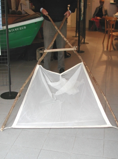 Outil de pêche à pied : havenet à pouillot ou pouillen