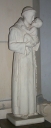 Statue : saint Antoine de Padoue et l'Enfant