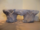 Les chapiteaux du cloître de l'abbaye Saint-Magloire (Léhon fusionnée en Dinan en 2018)