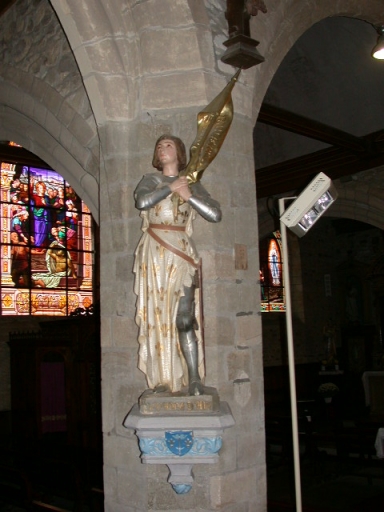 Statue sur culot : Sainte Jeanne d'Arc