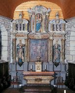 Autel, retable, tabernacle (maître-autel, retable architecturé)