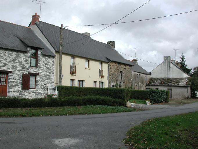 Alignement de maisons, le Pâtis (Sainte-Marie)