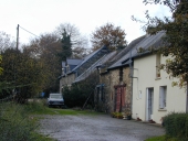 Alignement de maisons, la Hauldrais (Pipriac)