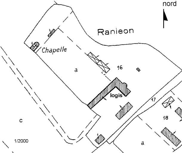 Manoir, Ranléon (Jugon-les-Lacs fusionnée en Jugon-les-Lacs - Commune nouvelle en 2016)